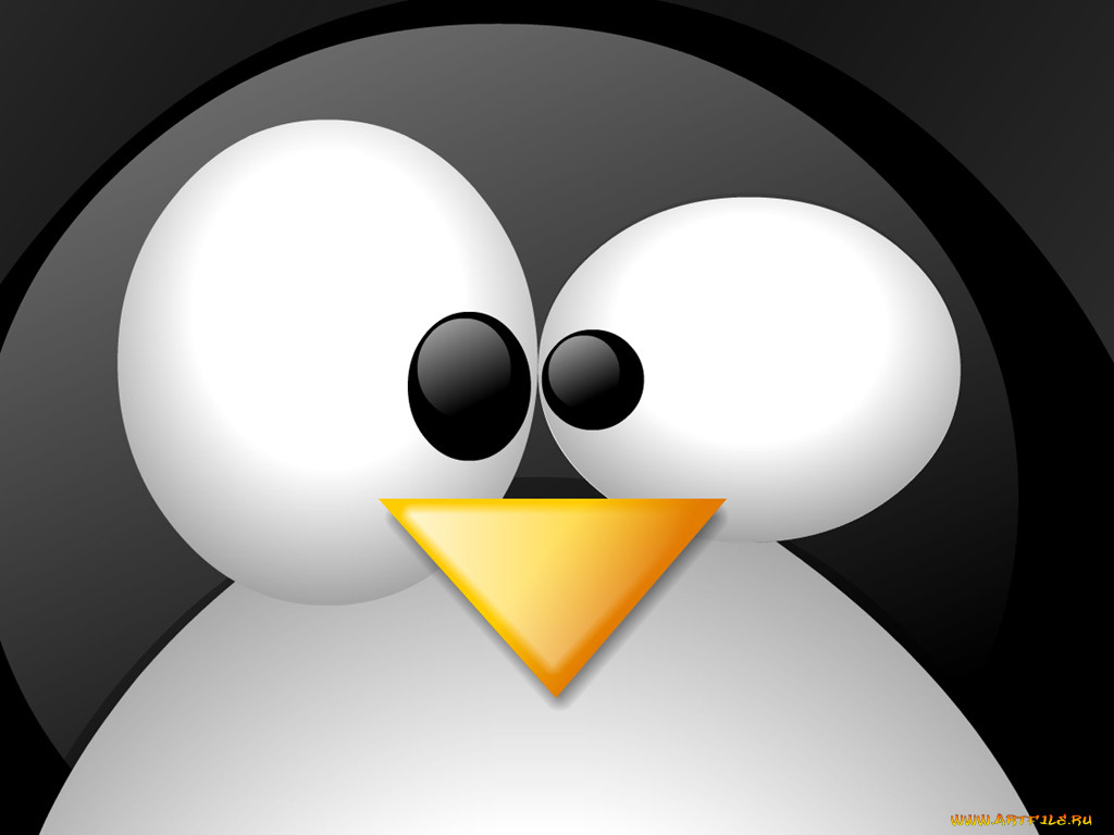 big, penguin, , linux